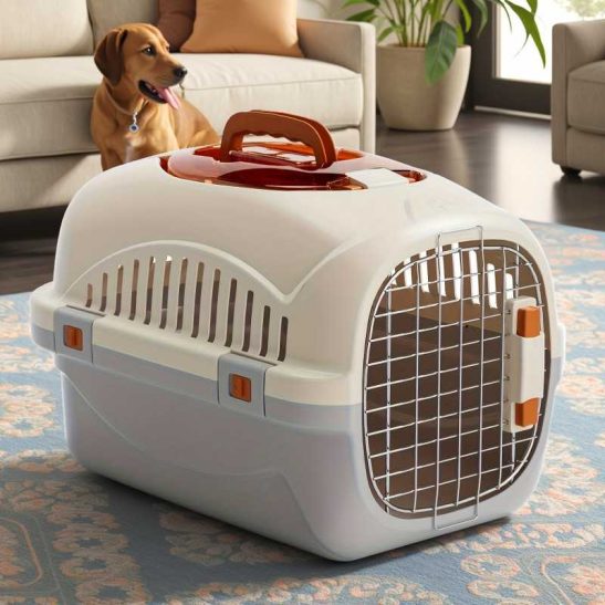 Pet Hard Shell Travel Carrier Box – Suitable for Cats And Dogs, Featuring Ventilation Design, Safety Straps, Handle, And Mesh Additions, Portable Small Dog And Cat Travel Cage